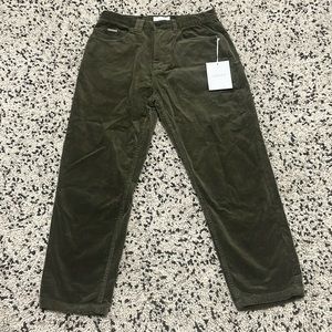 Moss Green Corduroy Pants